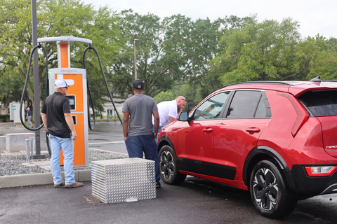 Fast charging in the EVIDC (Photo: Business Wire)