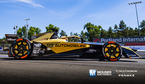 Mouser supported the DS PENSKE team for the globe-trekking 2024 season in collaboration with TTI, Inc. and valued manufacturers Molex and KYOCERA AVX. Mouser and Molex have been partnering to sponsor Formula E racing since 2015. (Photo: Business Wire)