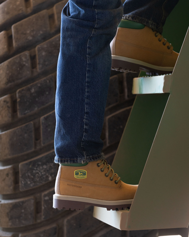 The Skechers x John Deere collection offers premium comfort for agricultural professionals, outdoor adventurers and style leaders. (Photo: Business Wire)