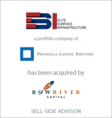 D.A. Davidson & Co. announced today that it served as exclusive financial advisor to Elite Surface Infrastructure, a portfolio company of Silver Peak Partners and Peninsula Capital Partners, on its sale to Bow River Capital. (Graphic: Business Wire)