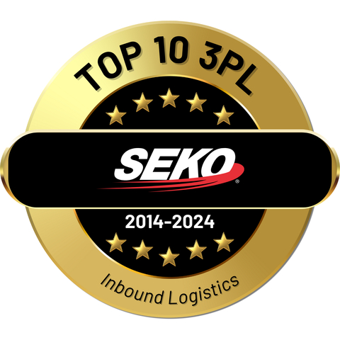 Inbound Logistics named SEKO a Top 10 3PL provider for the 10th consecutive year. (Graphic: Business Wire)