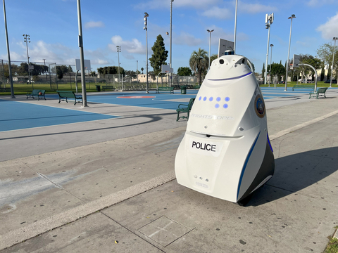 Huntington Park Police Renews Knightscope Contract for 6th Year (Photo: Business Wire)