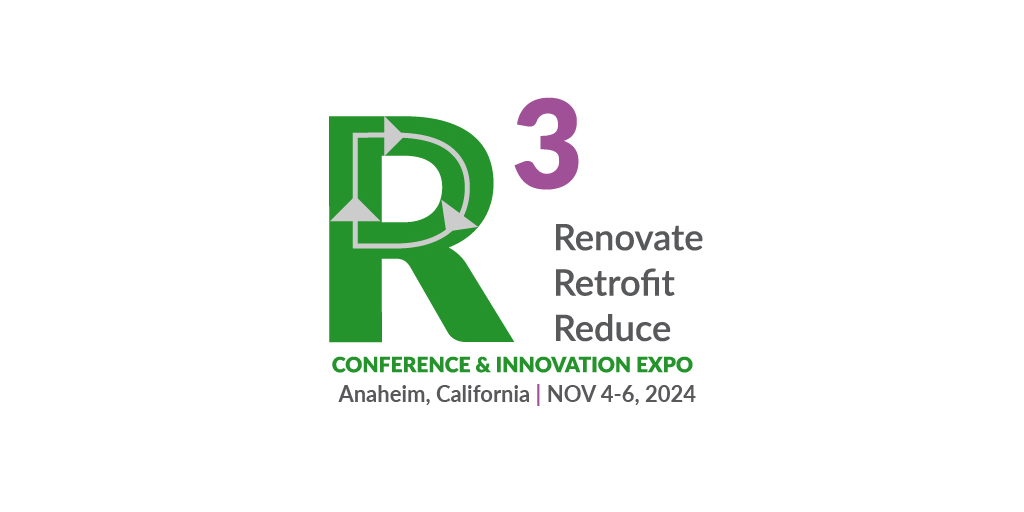 Join Energy Efficiency and Building Infrastructure Leaders at R3 Conference in Anaheim, CA, Nov 4th – 6th