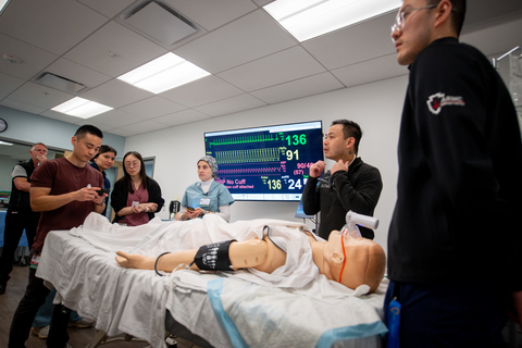 ARMC resident doctors use the CUSM Clinical Simulation Suite to enhance their training. Photo: Michael Leone, ARMC