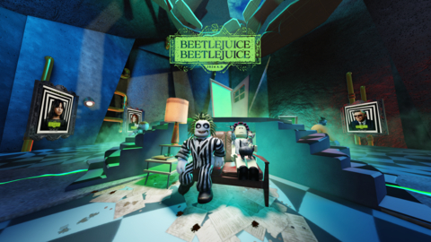 [Beetlejuice] Escape the Afterlife immersive experience on Roblox (Graphic: Business Wire)