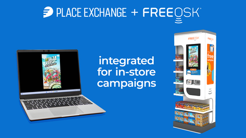 Freeosk and Place Exchange Enable Programmatic Access to Retail Media 3.0 (Photo: Business Wire)