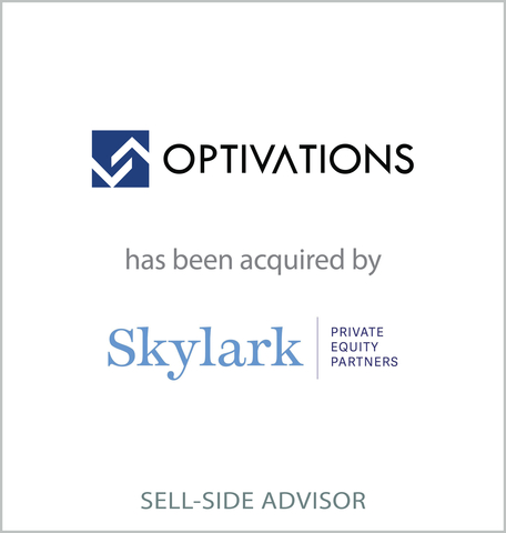 D.A. Davidson & Co. announced today that it served as exclusive financial advisor to Optivations LLC (“Optivations” or the “Company”), a leading digital marketplace manager, on its significant investment from Skylark Private Equity Partners (“Skylark”). (Graphic: Business Wire)