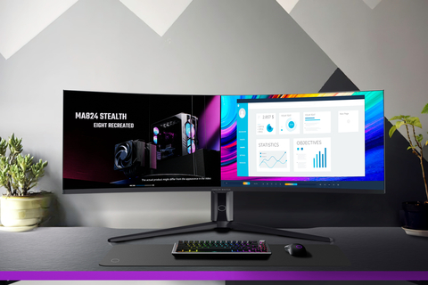 Cooler Master’s First 57-inch Monitor is Curved for Heightened Immersion (Photo: Business Wire)
