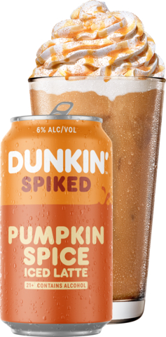 Dunkin' Spiked Pumpkin Spice Iced Latte (Photo: Business Wire)