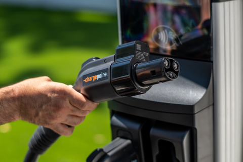 ChargePoint introduces ChargePoint® Omni Port, an EV connector solution which ensures any EV can charge in any parking space, regardless of its connector type, and without an expensive additional cable. (Photo: Business Wire)