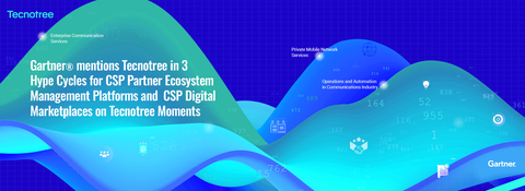 original Tecnotree Recognized in 3 Different 2024 Gartner® Hype Cycle™ Reports, for Partner Ecosystem Management Platforms for CSPs, CSP Digital Marketplaces, and AI for CSP Customer Interactions Categories (Graphic: Business Wire)