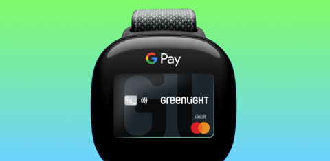 Greenlight and the Google Fitbit Ace LTE (Photo: Business Wire)