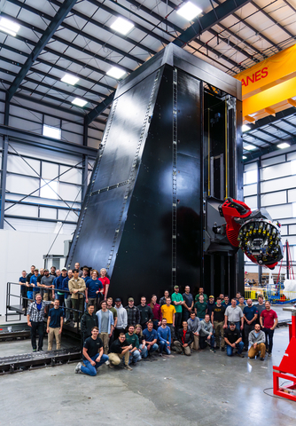 Rocket Lab's automated fiber placement machine which will build large composite structures for the Neutron rocket. (Photo: Business Wire)