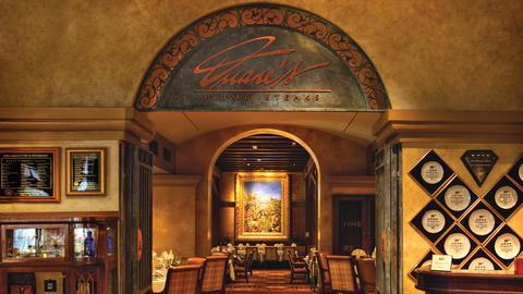 Duane's Prime Steaks & Seafood at The Mission Inn Hotel & Spa is the recipient of the AAA Four Diamond Award since 1996. Credit: Historic Hotels of America and The Mission Inn Hotel & Spa.