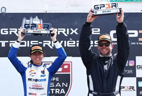 Victorious in Saturday's race in front of Mathieu Miron, Valérie Limoges increased her lead in first place in the drivers’ standings. (Photo: Business Wire)