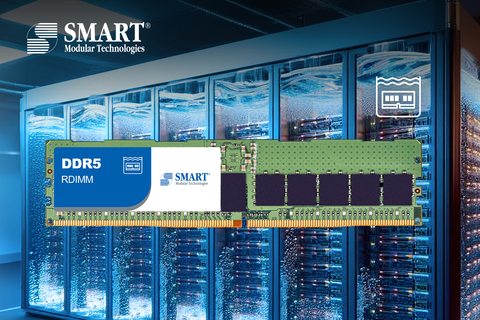 SMART RDIMM 記憶體模組採用Conformal Coating表面塗層技術，為浸没式液冷伺服器的記憶體模組提供強化保護，大幅提升資料中心應用的可靠性並降低成本。 (圖片：美國商業資訊)