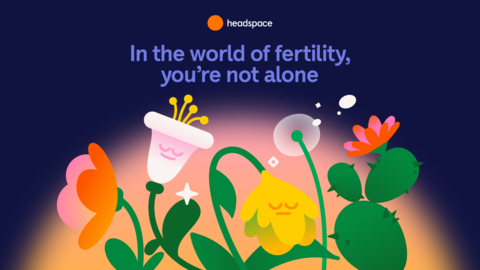 Headspace releases free mental health resources for those on a fertility journey. (Graphic: Business Wire)