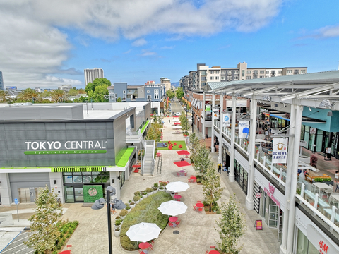 Rendering of Tokyo Central at Bay Street Emeryville's newly completed plaza. (Photo: Business Wire)