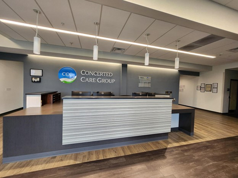 The lobby of Concerted Care Group in Hagerstown, Maryland. (Photo: Business Wire)