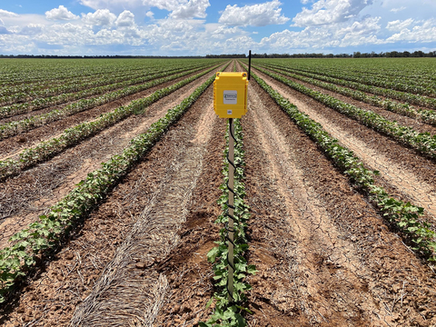 Cargill is partnering with Australian company Goanna Ag on a new pilot project focused on advancing irrigation efficiency on cotton fields in the Mississippi Delta. The project will introduce a state-of-the-art technology that aims to transform how and when farmers water their fields, optimizing crop yields, reducing water withdrawals and lowering operational costs. (Photo: Business Wire)