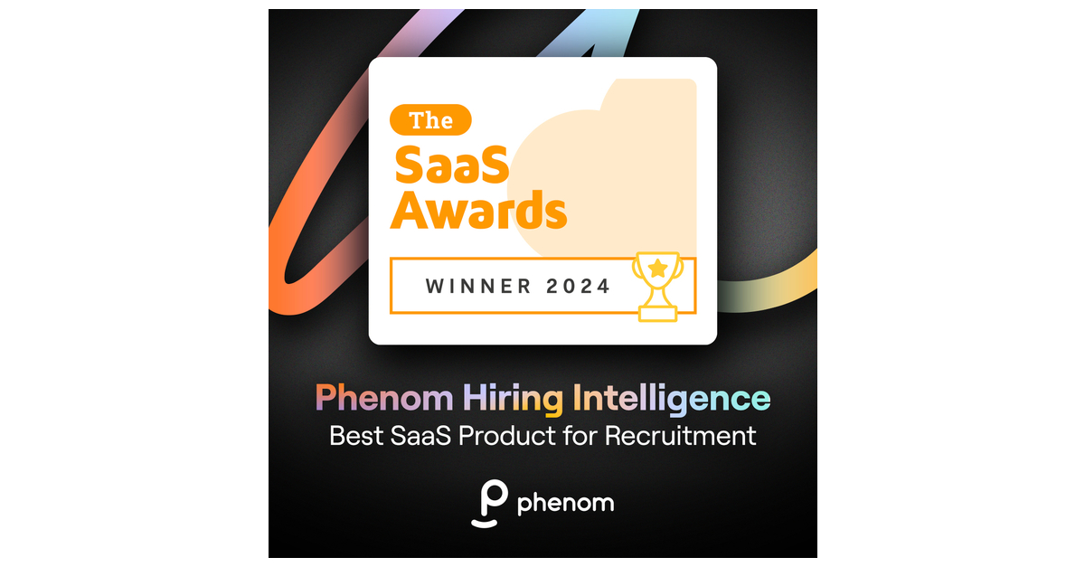 Phenom Hiring Intelligence Named Best SaaS Product for Recruitment 