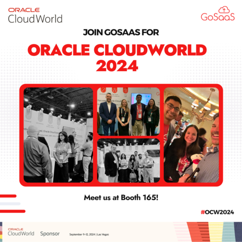 GoSaaS Takes Center Stage at Oracle CloudWorld with a Unified Digital Thread! (Graphic: Business Wire)