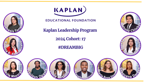 The Kaplan Educational Foundation's 2024 Cohort. (Photo: Business Wire)