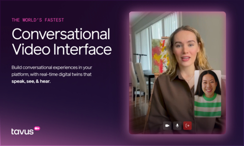 Tavus introduces the world's fastest Conversational Video Interface for developers (Graphic: Business Wire)