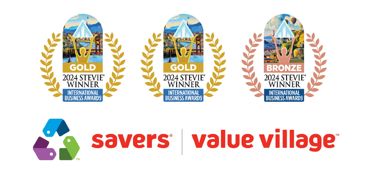 Savers Value Village, Inc. Wins Three Stevie Awards in 2024 International Business Awards
