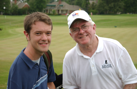 St. Jude cancer survivor Joel Alsup and Phil Donahue (Photo: ALSAC Photography)