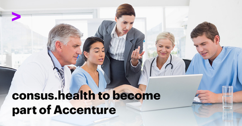 Accenture has agreed to acquire consus.health, a leading German healthcare management consultancy. (Photo: Business Wire)