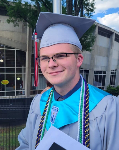 Christopher McDevitt at his high school graduation. (Photo: Business Wire)