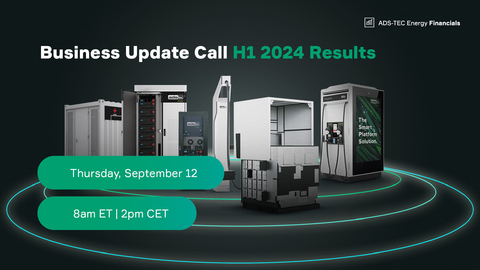 ADS-TEC Energy H1 2024 Business Update Call (Graphic: Business Wire)