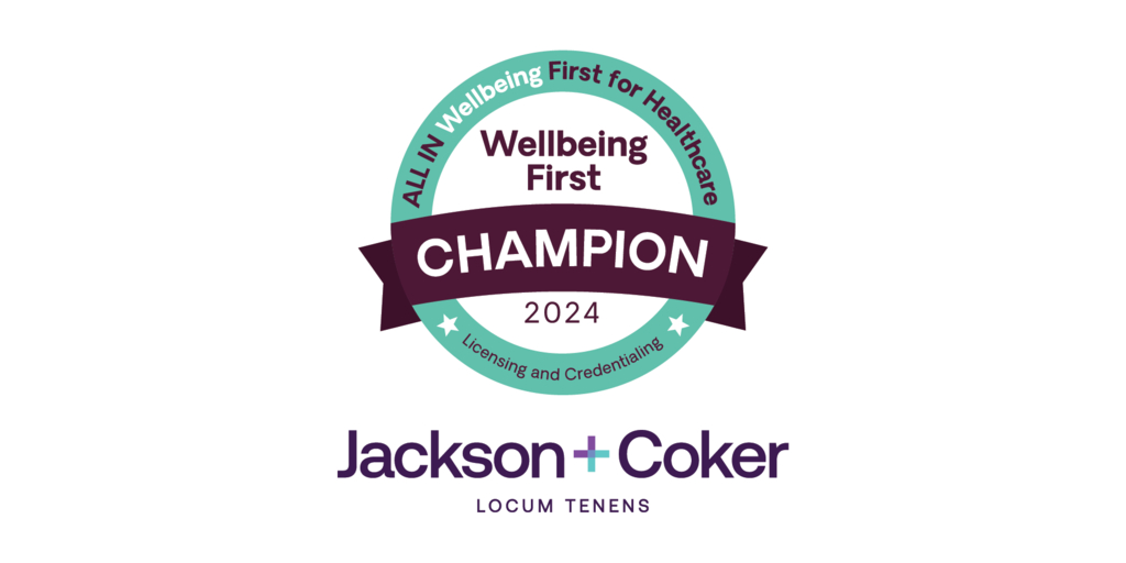 Jackson and Coker Locum Tenens Named a Wellbeing First Champion for ...