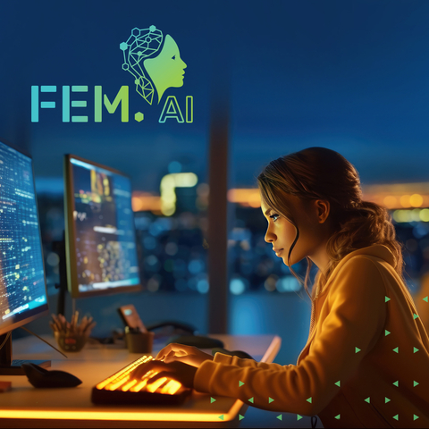 Cadence launched the Fem.AI initiative to propel women and the industry towards a more equitable tech sector, with an emphasis on opportunities in AI. The Cadence Giving Foundation has committed <money>$20 million</money> towards Fem.AI, including philanthropic and product donations over the next decade to organizations that align with Fem.AI’s mission. (Graphic: Business Wire)