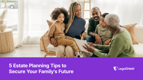 original LegalShield shares five key tips from an experienced estate planning lawyer to help people start planning for their future. (Photo: Business Wire)