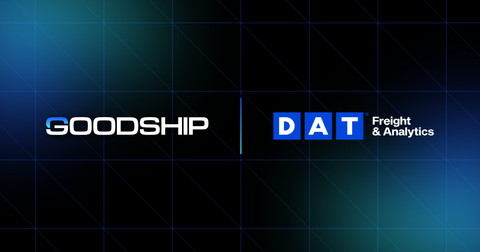 GoodShip partners with DAT to integrate DAT iQ into all-in-one freight orchestration and procurement platform (Graphic: Business Wire)