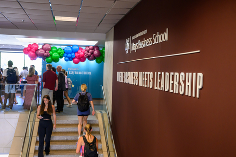 The new Reliant Student Experience Office at Texas A&M University's Mays Business School, which will provide high-impact learning experiences for every Mays undergraduate student, was celebrated on August 22, 2024. (Photo: Business Wire)