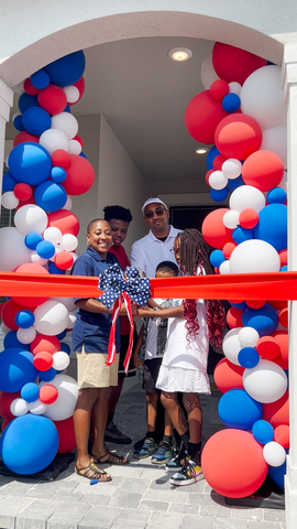 U.S. Air Force Master Sergeant Kaia Santana and family (Photo: Business Wire)