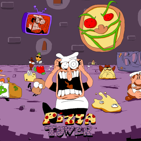 Follow Peppino through his rampage and experience the highly stylized 2D pixel art style reminiscent of 90s cartoons, when Pizza Tower charges onto Nintendo Switch later today. (Graphic: Business Wire)