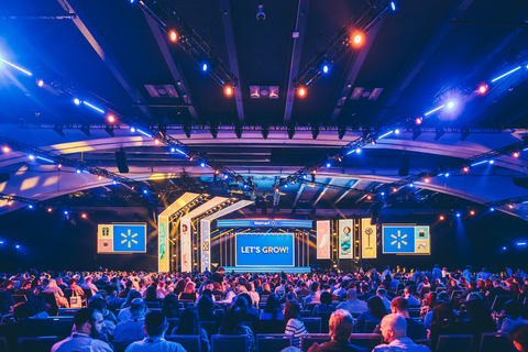 The main stage of the Let’s Grow! 2024 Walmart Marketplace Seller Summit in San Francisco’s Moscone Center. (Photo: Business Wire)