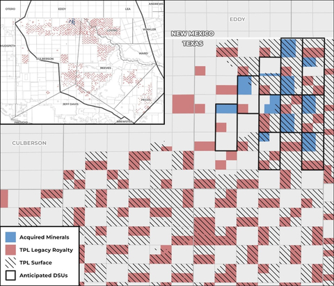 Delaware Basin mineral interests (Graphic: Business Wire)