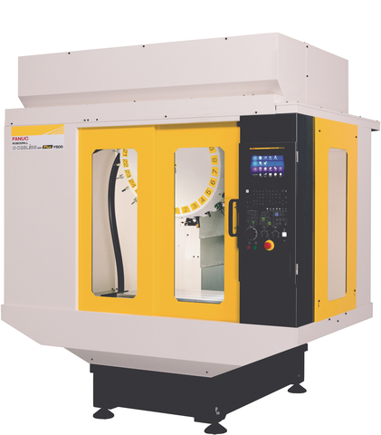 The latest addition to FANUC’s ROBODRILL vertical machining center (VMC) lineup offers more advantages to any production machine shop by featuring a larger table, shorter drilling and tapping cycles as well as an increased tool storage capacity coupled with faster tool changes. (Photo: Business Wire)