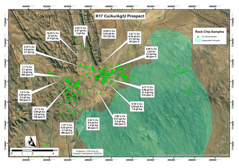 Figure 1: Map of the K17 Target (Graphic: Business Wire)