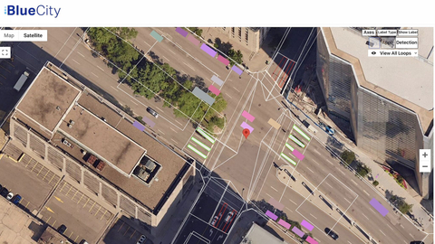 Ouster Blue City traffic management solution (Photo: Business Wire)