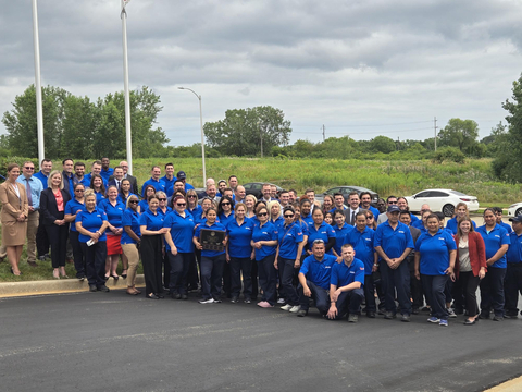 Partners from the Cintas location in Milwaukee celebrate their VPP certification. (Photo: Business Wire)