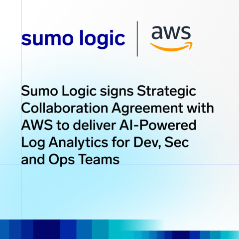 Sumo Logic Signs Strategic Collaboration Agreement with AWS to Deliver AI-Powered Log Analytics for Dev, Sec and Ops Teams (Graphic: Business Wire)