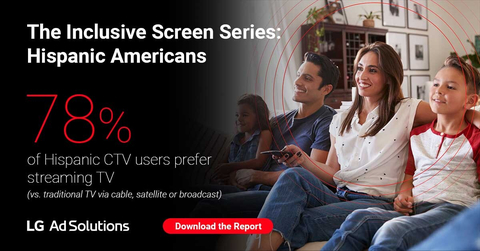 LG Ad Solutions The Inclusive Screen: Hispanic Americans (Graphic: Business Wire)