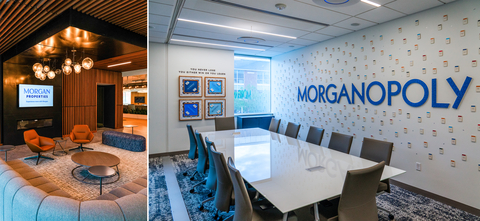 Inside Morgan Properties' new corporate headquarters in Conshohocken, PA. (Photo: Business Wire)