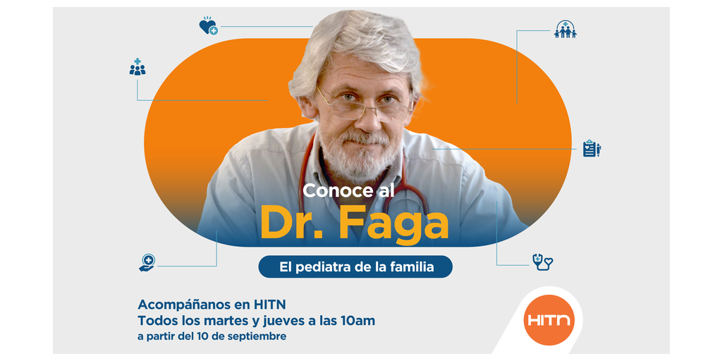 El aclamado pediatra Dr. Faga trae un programa de salud para toda la familia a las pantallas de televisión de EE. UU.